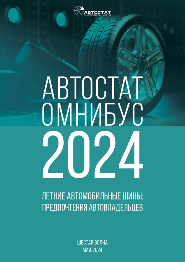 АВТОСТАТ ОМНИБУС &ndash; 2024. Летние автомобильные шины: предпочтения автовладельцев (шестая волна)