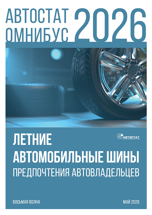 АВТОСТАТ ОМНИБУС &ndash; 2026. Летние автомобильные шины: предпочтения автовладельцев (восьмая волна)