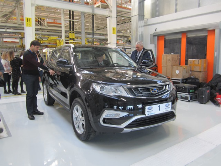 Виктория Лобода: открытие завода «БелДжи» - выпуск Geely Atlas