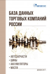 База данных торговых компаний России. Автозапчасти. Шины. Аккумуляторы. Масла.