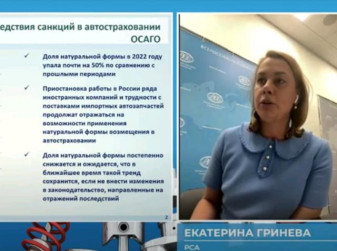 Изменение подходов в автостраховании в новых условиях (Екатерина Гринева, РСА)