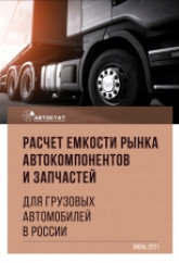 Расчет емкости рынка автокомпонентов и запчастей для грузовых автомобилей в России