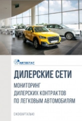 Дилерские сети. Мониторинг дилерских контрактов по легковым автомобилям