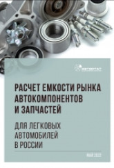 Расчет емкости рынка автокомпонентов и запчастей для легковых автомобилей в России