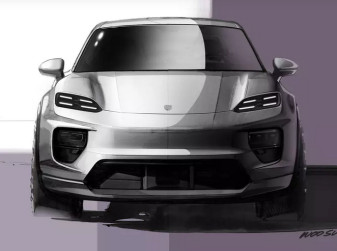Porsche решил опубликовать эскизы электрического кроссовера Macan