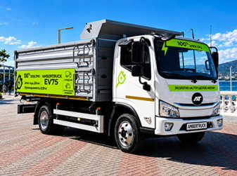 «Автотор» представил электрический самосвал на базе AMBERTRUCK EV75
